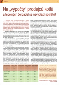 Na „výpočty“ prodejců kotlů a tepelných čerpadel se nevyplácí spoléhat